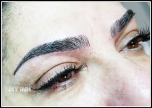 Eyebrow Tattoo result by Eye & Me Beauty Arts in Massapequa Park, NY