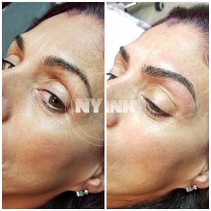 Eyebrow Tattoo result by Eye & Me Beauty Arts in Massapequa Park, NY