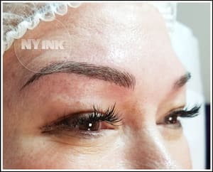 Eyebrow Tattoo result by Eye & Me Beauty Arts in Massapequa Park, NY