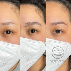 Eyebrow Tattoo result by Eye See Brow Beauty Spa in Rochester Hills, MI