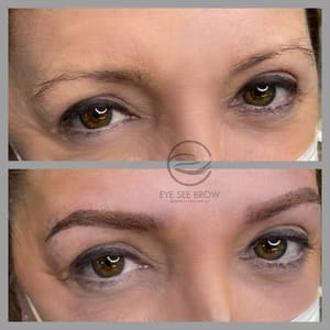 Eyebrow Tattoo result by Eye See Brow Beauty Spa in Rochester Hills, MI