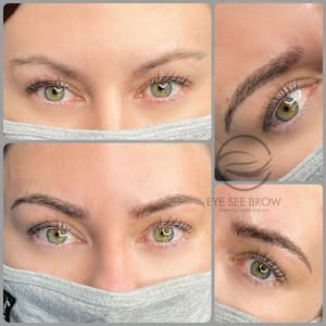 Eyebrow Tattoo result by Eye See Brow Beauty Spa in Rochester Hills, MI