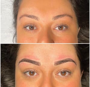 Eyebrow Tattoo result by Eyebross Artistry by Jamie Ross in Toledo, OH