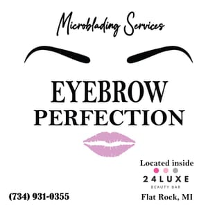 Eyebrow Tattoo result by Eyebrow Perfection Microblading in Flat Rock, MI