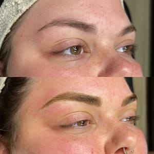 Eyebrow Tattoo result by Eyebrow Perfection Microblading in Flat Rock, MI