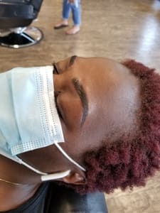 Eyebrow Tattoo result by Eyebrow Shaping By Asia in Visalia, CA