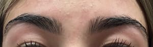 Eyebrow Tattoo result by Eyebrow threading and waxing salon Shanti Threading and waxing Salon seattle in Seattle, WA
