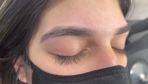 Eyebrow Tattoo result by Eyebrow Threading at La Bella Looks in Greensboro, NC