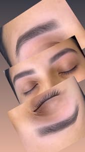 Eyebrow Tattoo result by Eyebrow Threading by Athour in Modesto, CA