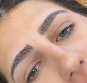 Eyebrow Tattoo result by Eyebrow Threading by Athour in Modesto, CA