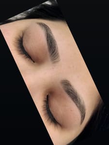 Eyebrow Tattoo result by Eyebrow Threading by Athour in Modesto, CA