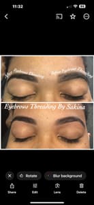 Eyebrow Tattoo result by Eyebrow Threading & Microblading By Sakina - McKinney in Mckinney, TX