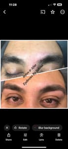 Eyebrow Tattoo result by Eyebrow Threading & Microblading By Sakina - McKinney in Mckinney, TX