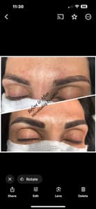 Eyebrow Tattoo result by Eyebrow Threading & Microblading By Sakina - McKinney in Mckinney, TX