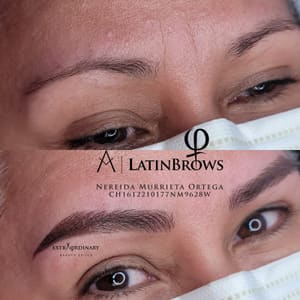 Eyebrow Tattoo result by Eyebrows by Nere LLC in El Paso, TX