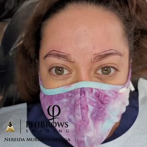 Eyebrow Tattoo result by Eyebrows by Nere LLC in El Paso, TX