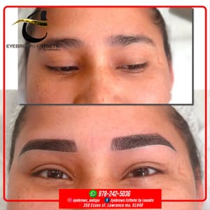 Eyebrow Tattoo result by Eyebrows Esthetic and Spa in Lawrence, MA
