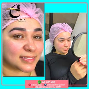 Eyebrow Tattoo result by Eyebrows Esthetic and Spa in Lawrence, MA