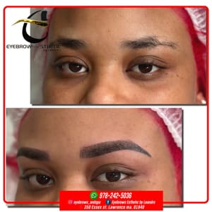 Eyebrow Tattoo result by Eyebrows Esthetic and Spa in Lawrence, MA