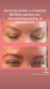 Eyebrow Tattoo result by EYEBROWS, Etc, WAXING/MICROBLADING in Southfield, MI