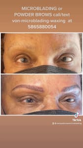 Eyebrow Tattoo result by EYEBROWS, Etc, WAXING/MICROBLADING in Southfield, MI