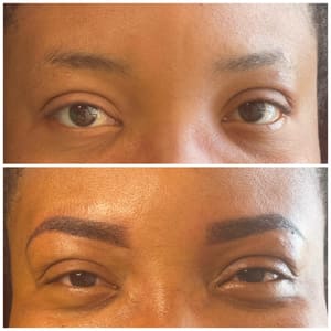 Eyebrow Tattoo result by EYEBROWS, Etc, WAXING/MICROBLADING in Southfield, MI