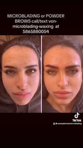 Eyebrow Tattoo result by EYEBROWS, Etc, WAXING/MICROBLADING in Southfield, MI