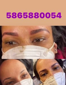 Eyebrow Tattoo result by EYEBROWS, Etc, WAXING/MICROBLADING in Southfield, MI