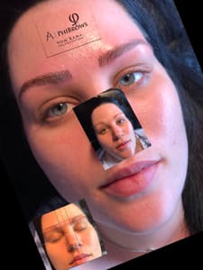 Eyebrow Tattoo result by EYEBROWS, Etc, WAXING/MICROBLADING in Southfield, MI