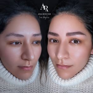 Eyebrow Tattoo result by Eyebrows LA by Ana Rouche in Los Angeles, CA