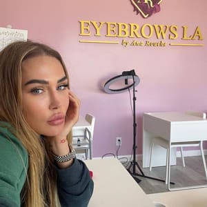 Eyebrow Tattoo result by Eyebrows LA by Ana Rouche in Los Angeles, CA