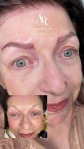 Eyebrow Tattoo result by Eyebrows LA by Ana Rouche in Los Angeles, CA