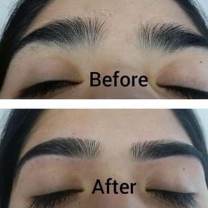 Eyebrow Tattoo result by Eyebrows threading by raman in Stockton, CA
