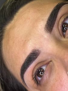 Eyebrow Tattoo result by Eyeconic Studio & Academy in Leon Valley, TX