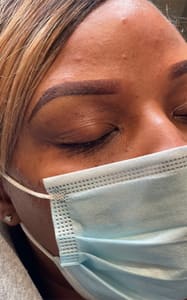 Eyebrow Tattoo result by Eyes By Ambiance in Broadview, IL