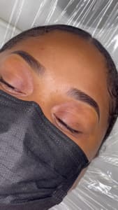 Eyebrow Tattoo result by Eyes On You Artistry by Breona Au'Nice LLC. in Virginia Beach, VA