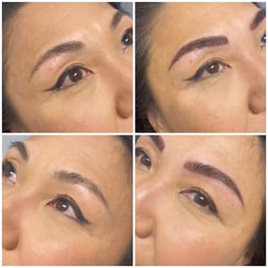 Eyebrow Tattoo result by Eyes Wide Open Aesthetics & PMU LLC in Mystic, CT