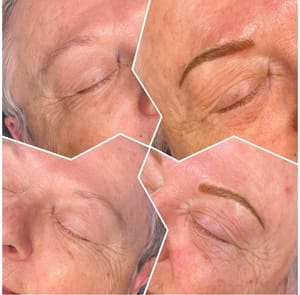 Eyebrow Tattoo result by Eyes Wide Open Aesthetics & PMU LLC in Mystic, CT