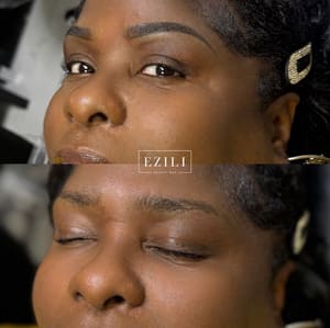 Eyebrow Tattoo result by Ezili Beauty Bar in Lauderhill, FL
