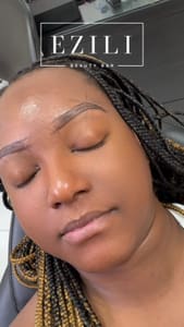 Eyebrow Tattoo result by Ezili Beauty Bar in Lauderhill, FL