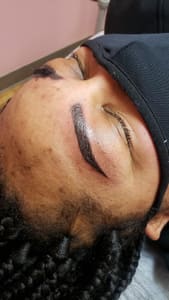 Eyebrow Tattoo result by Ezina Beauty in Blaine, MN
