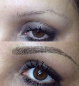 Eyebrow Tattoo result by Fabulously Flawless Permanent Cosmetics and Aesthetics in Raleigh, NC