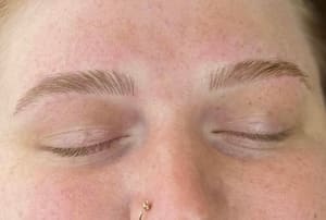 Eyebrow Tattoo result by FabuLyss Brows - Microblading by Alyssa DiMillo in Buffalo, NY