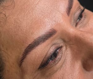 Eyebrow Tattoo result by Face And Shades Cosmetic Permanent Makeup LLC in Wichita, KS