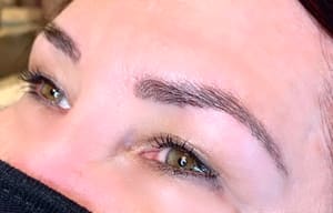 Eyebrow Tattoo result by Face ArtWerx in Asheville, NC