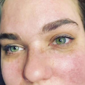 Eyebrow Tattoo result by Face + Beauty Co Microblading in Richmond, MI