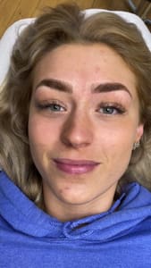 Eyebrow Tattoo result by Face + Beauty Co Microblading in Richmond, MI