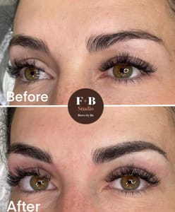 Eyebrow Tattoo result by Face & Brows Studio - brows by Jin in Watertown, MA