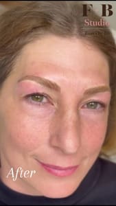 Eyebrow Tattoo result by Face & Brows Studio - brows by Jin in Watertown, MA
