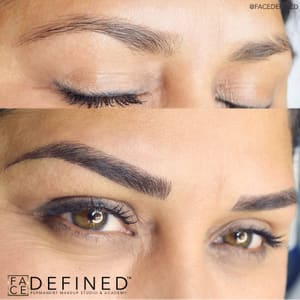 Eyebrow Tattoo result by Face Defined Microblading & PMU Studio in Boise, ID
